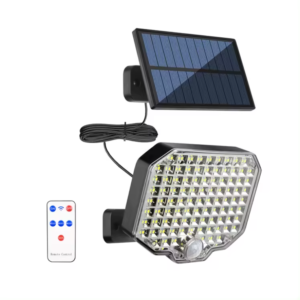 184Led solar energy garden wall light lighting outdoor with notion sensor